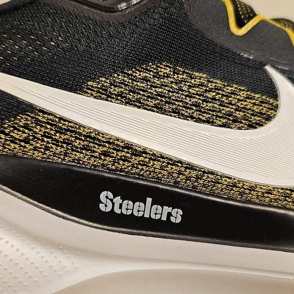 Size 12 Nike Air Zoom Pegasus 41 NFL Pittsburgh Steelers Black Mens FZ5097-001 - Picture 16 of 16